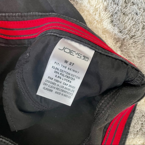 Joe’s Jeans ‘The Skinny’ Ultra Slim Fit Jean in Black 27 - Picture 4 of 11